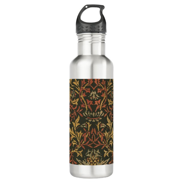William Morris Flower Garden Tapestry 710 Ml Water Bottle (Front)