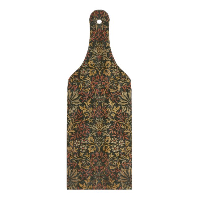 William Morris Flower Garden Tapestry Cutting Board (Front)