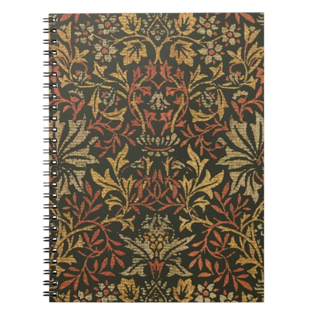 William Morris Flower Garden Tapestry Notebook (Front)