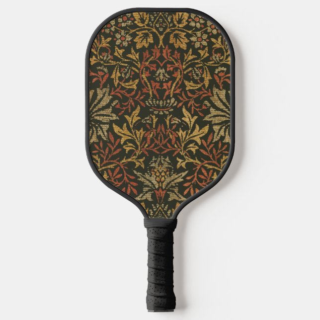 William Morris Flower Garden Tapestry Pickleball Paddle (Front)