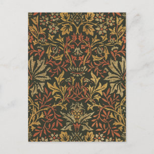 William Morris Flower Garden Tapestry Postcard