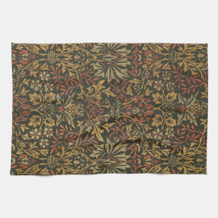 William Morris Flower Garden Tapestry Tea Towel