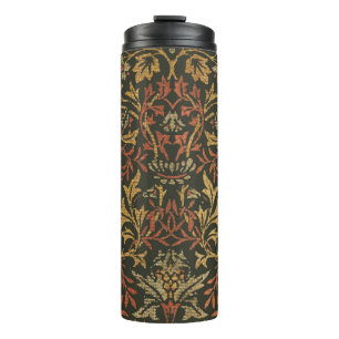 William Morris Flower Garden Tapestry Thermal Tumbler