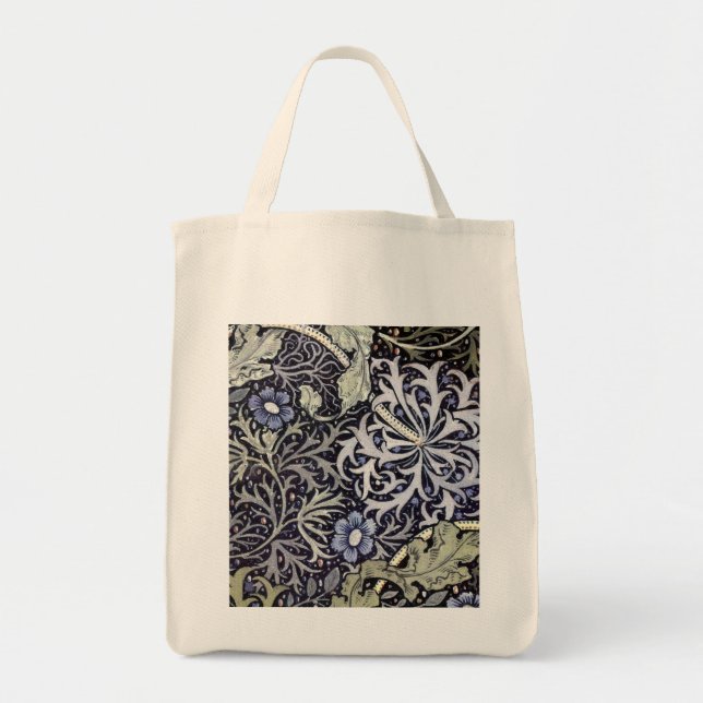 William Morris Flowers Tote Bag (Front)