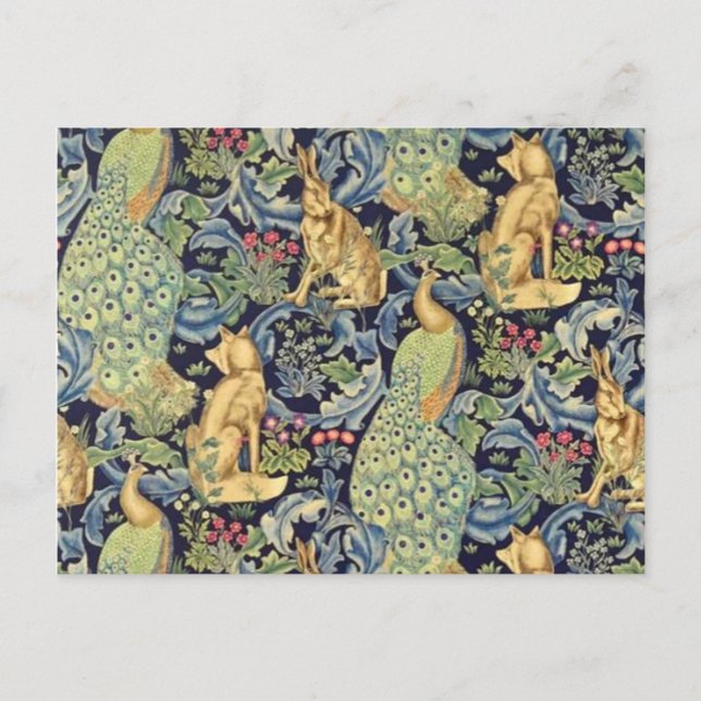 William Morris Forest Postcard (Front)