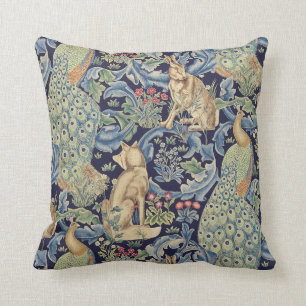 William Morris Forest Rabbit Cushion