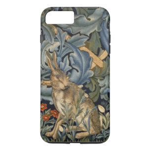 William Morris Forest Rabbit Floral Art Nouveau iPhone 8 Plus/7 Plus Case