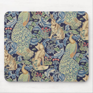 William Morris Forest Rabbit Mouse Mat