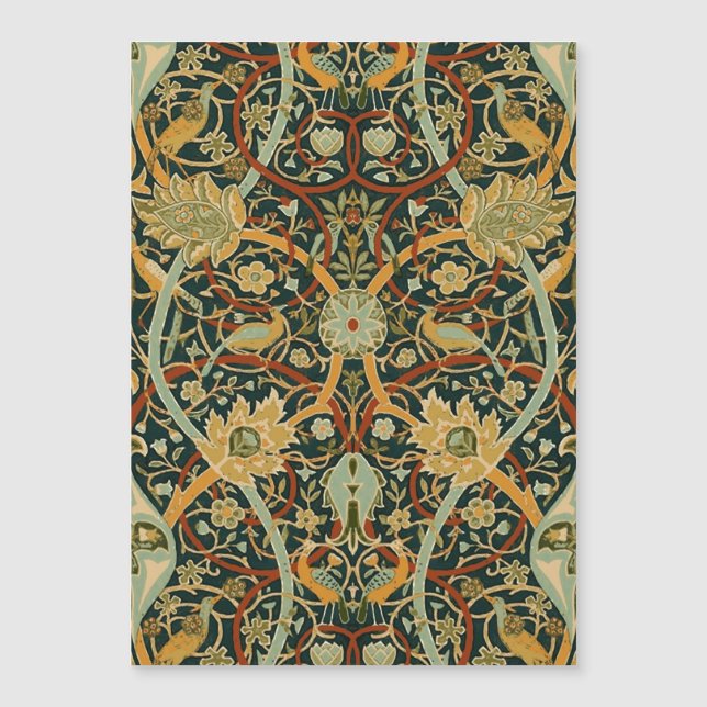 William Morris Forest Tapestry Pattern: Vintage (Front)