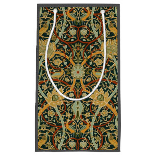 William Morris Forest Tapestry Pattern: Vintage Small Gift Bag
