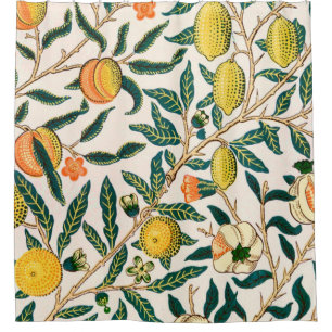 William Morris Fruit And Pomegranate Shower Curtain