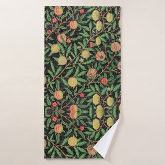 William Morris Fruit pattern Vintage Bath Towel