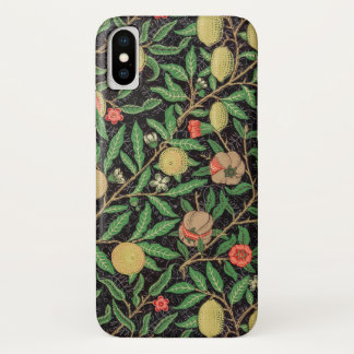 William Morris Fruit pattern Vintage iPhone X Case