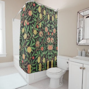 William Morris Fruit pattern Vintage Shower Curtain