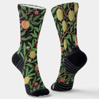 William Morris Fruit pattern Vintage Socks