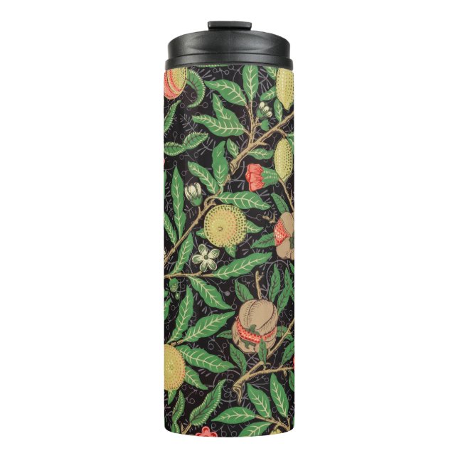 William Morris Fruit pattern Vintage Thermal Tumbler (Front)