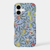 William Morris Fruit Pomegranate Blue Ornament