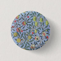 William Morris Fruit Pomegranate Blue Ornament
