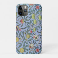 William Morris Fruit Pomegranate Blue Ornament