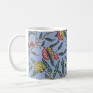 William Morris Fruit Pomegranate Blue Ornament Coffee Mug