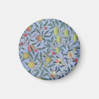 William Morris Fruit Pomegranate Blue Ornament