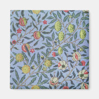 William Morris Fruit Pomegranate Blue Ornament