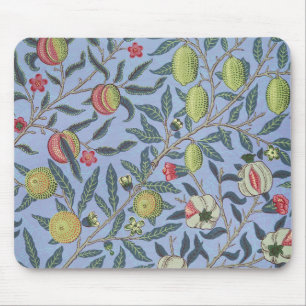 William Morris Fruit Pomegranate Blue Ornament Mouse Mat