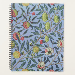 William Morris Fruit Pomegranate Blue Ornament Planner