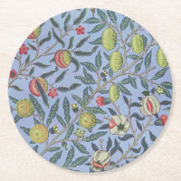 William Morris Fruit Pomegranate Blue Ornament