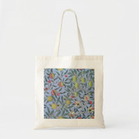 William Morris Fruit Pomegranate Blue Ornament