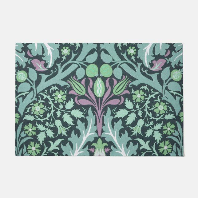 William Morris “Garden Leaves” 3 Doormat (Front)