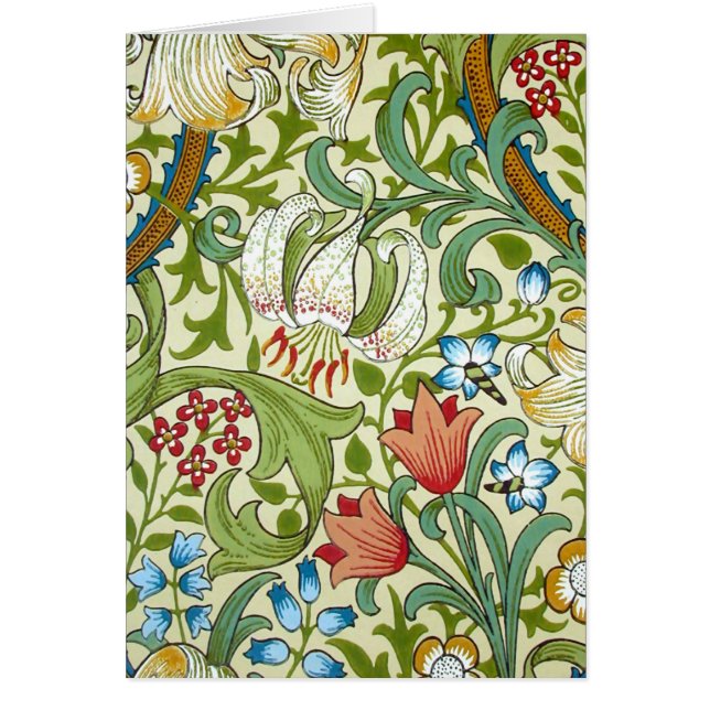 William Morris Garden Lily Wallpaper (Front)
