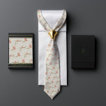 William Morris Garden Tulip Floral Pattern Tie<br><div class="desc">Introducing the "Garden Tulip" collection by William Morris, featuring a beautiful floral pattern of scrolling foliage and large red tulips on a white background. This collection includes various items such as phone cases, mugs, tote bags, and more, perfect for adding a touch of elegance to your home or as a...</div>