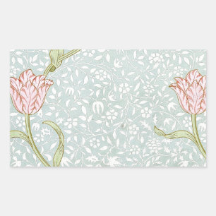 William Morris GardenTulip Rectangular Sticker