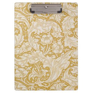 William Morris Gold Bachelors Button Floral Clipboard