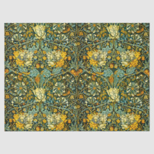 William Morris Gold Honeysuckle Floral Wallpaper Tissue Paper