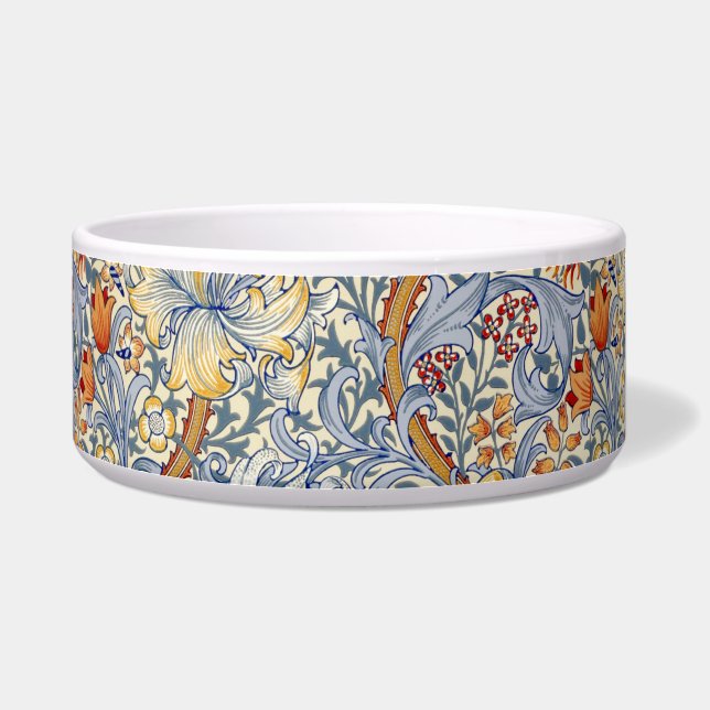 William Morris Gold Lily Victorian Botanical (Right)