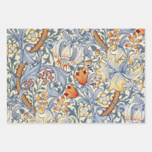 William Morris Gold Lily Victorian Wallpaper