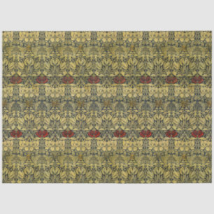 William Morris Gold Tulip Rose Vintage Wallpaper Tissue Paper