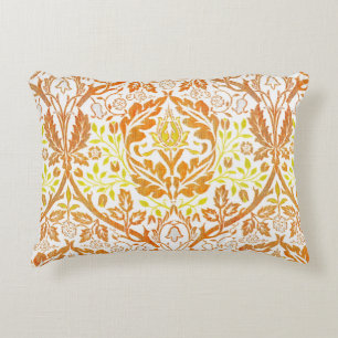 William Morris Golden Bough Orange Floral Art Decorative Cushion