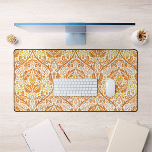 William Morris Golden Bough Orange Floral Art Desk Mat