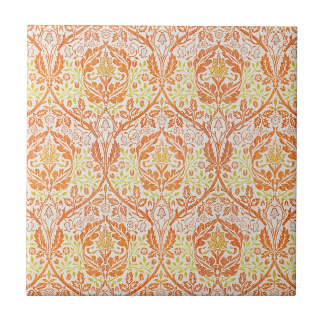 William Morris Golden Bough Pattern Tile (Front)