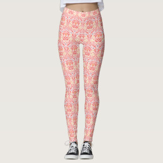 William Morris Golden Bough Red Fleece Blanket Leggings