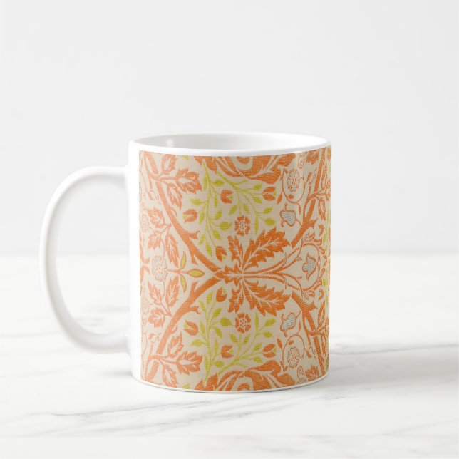 William Morris Golden Bough Tapestry Pattern Coffee Mug (Left)