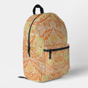 William Morris Golden Bough Tapestry Pattern Printed Backpack