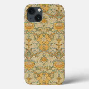 William Morris Golden Floral Design iPhone 13 Case