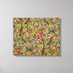 William Morris Golden Lily Antique Canvas Print