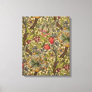 William Morris Golden Lily Antique Canvas Print