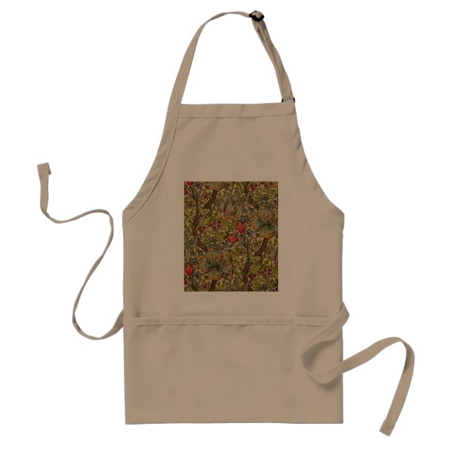 William Morris Golden Lily Antique Standard Apron (Front)