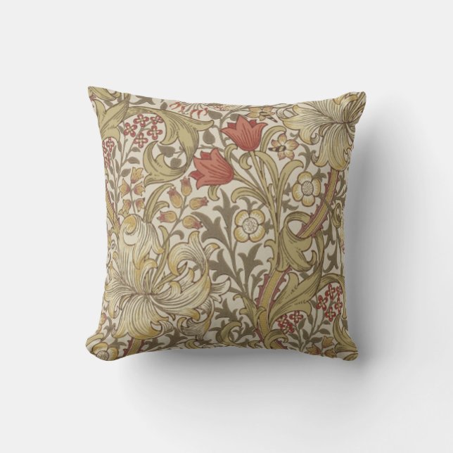 William Morris Golden Lily Cushion (Front)